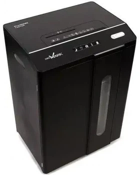 Шредер shredMARK 0601HS+ професійний Знищувач документів та пластикових карток - автоматичне подрібнення паперу високої секретності (1×2 мм)
