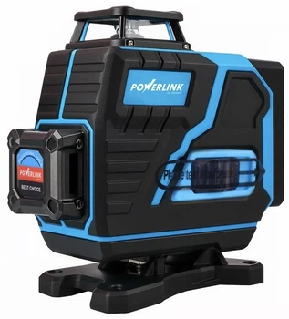 Poziomica laserowa 4D Extralink Powerlink PWL-4D16 16 linii zielona wiązka (5907207225234)