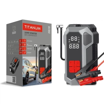 Пуско-зарядное устройство 4в1 TITANUM JSQ18 2000A 10000mAh