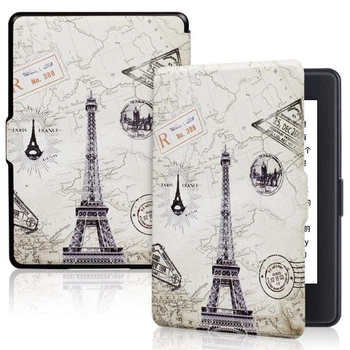 Обложка чехол NFcase UltraSlim для Amazon Kindle 6 (2014) 7th Gen (WP63GW) Eiffel Tower