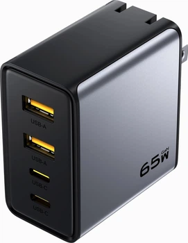 Сетевое зарядное устройство Pisen BOLT Utility 65W 4-Port GaN Fast Charger Cable Set (EU) (TP-C66_Kit)