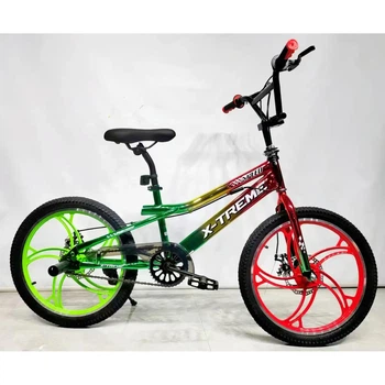 Велосипед дрифта X-Treme FALCON 25.20-02 дитячий к20 сталь Зелено-жовто-червоний
