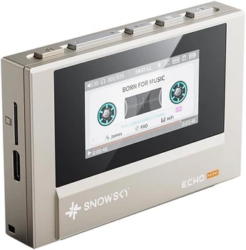 Аудиоплеер Fiio SnowSky Echo Mini – Hi-Fi: Ретро-Шик, Двойной CS43131 и Bluetooth 5.3 Titanium