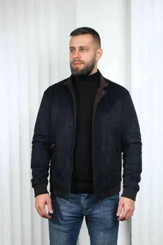 Куртка-пальто мужская демисезонная от производителя UF-Fashion 128-DVL DV MEN'S 56 черный