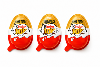 Набор 3 шт Kinder Joy One Piece Ван Пис (новая коллекция)