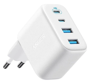 Зарядное утройство Anker Zolo Charger 50W, 2xUSB-C, 2xUSB-A White (A121EG21)
