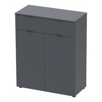 Комод Doros Рон 2 41516004 Графіт 2 фасади, 1 шухляда 80х38х100см (1971626578)