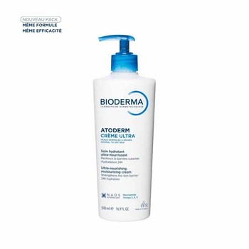 Крем для тела и лица Bioderma Atoderm ультрапитательный без запаха для сухой и атопичной кожи с рождения 500 мл