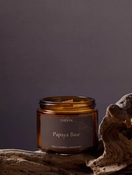 Свічка у скляній баночці 100ml Папая
