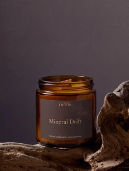 Свічка у скляній баночці 100ml Мінеральний дрифт