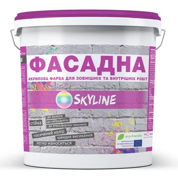 Фарба акрилова Фасадна SkyLine 7 кг