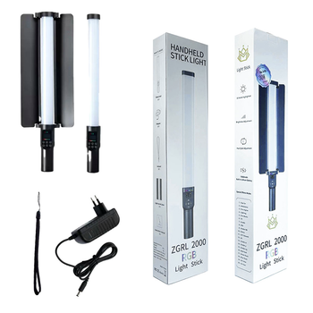 Лампа LED RGB-відеосвітло ручна ZGRL-2000RGB для студійного знімання