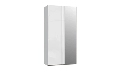 Шкаф-купе 1,2 м 2д Fittio с зеркалом FTIS62462 белый глянец