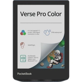 Электронная книга Pocketbook 634K3 Verse Pro Color, StormySea (PB634K3-1-CIS)
