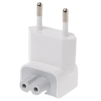 Перехідник для блока живлення Apple Macbook iPad / 220V EU Plug / A1401 / Білий
