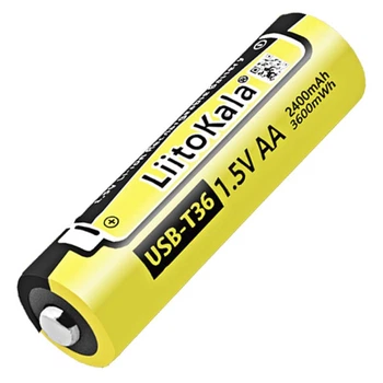 Акумулятор LiitoKala USB T36 (AA) / 2400 mAh / 3600 mWh / Type-C Original