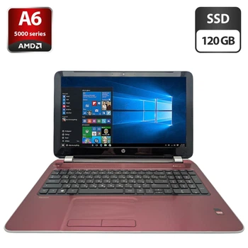 Ноутбук HP Pavillion 15 / 15.6" (1366x768) TN / AMD A6-5200 (4 ядра по 2.0 GHz) / 8 GB DDR3 / 120 GB SSD / AMD Radeon HD 8400 Graphics / WebCam / DVD-ROM б/у
