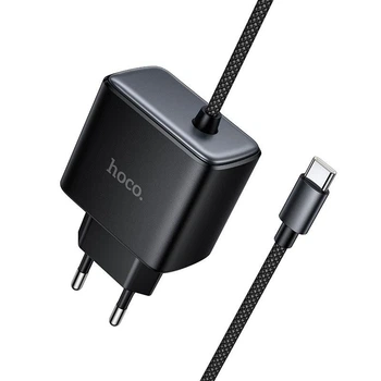 Адаптер сетевой HOCO New charger with Type-C cable C163A |25W/3A, PD3.0/QC| 5262141