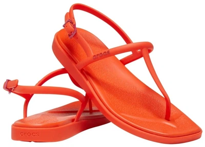 Жіночі сандалі Маямі Crocs Miami Thong Flip Lava (36-37, помаранчевий)