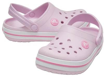 Дитячі крокси для дівчинки Crocs Crocband Clog K Ballerina Pink (32/33, рожевий)