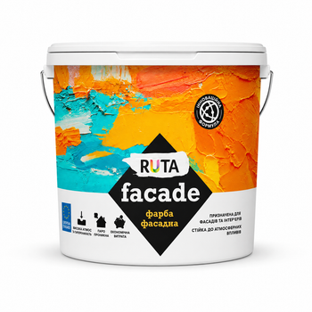 Краска фасадная акриловая RUTA Facade 4 кг