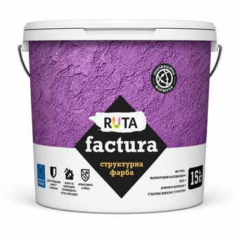 Краска структурная декоративная RUTA Factura 15 кг
