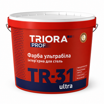 Краска интерьерная ультрабелая для потолков TRIORA TR-31 Ultra 5 л