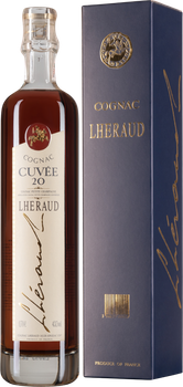Коньяк Lheraud Cuvée 20 0.7 л 43% у подарунковій упаковці (3558270000055)