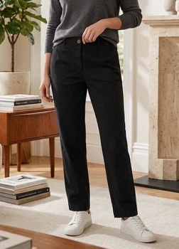 Женские черные штаны чинос Marks & Spencer Chinos р. UK 14 Regular