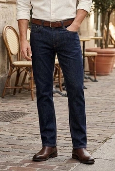 Чоловічі джинси Marks & Spencer р. 36/33 Regular fit темно-сині