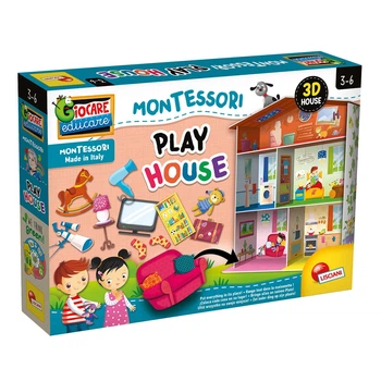 Настільна гра-пазл Lisciani Montessori Play House (укр/англ), EX72477