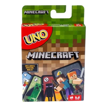 Настільна гра Mattel UNO Minecraft 112 карт ,FPD61