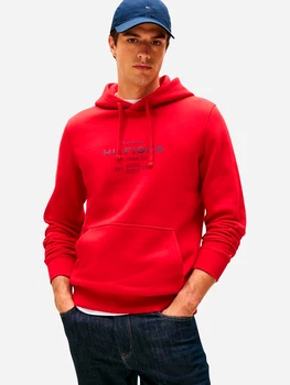 Худі утеплене чоловіче Tommy Hilfiger 389346357 2XL Червоне (1161245174)