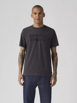 Футболка бавовняна довга чоловіча Levi`s 621281296 XL Чорна (1161189572)