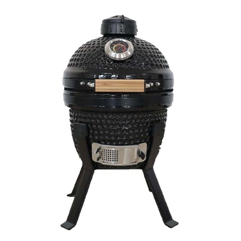 Керамический гриль KAMADO BONO Picnic чёрный, Ø 32 см (TQ0013)