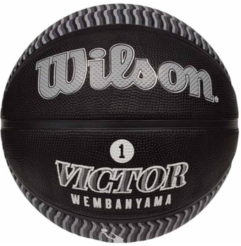 Баскетбольный мяч Wilson NBA Player Icon Outdoor Victor Wembanyama (размер 7) WZ3017801XB7