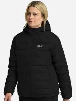 Пуховик женский Jack Wolfskin A66374-6000 XL Черный (4064886760508)