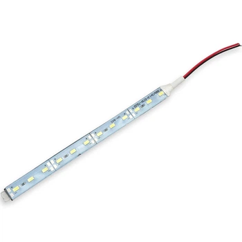 Світлодіодна алюмінієва лінійка 12V 12 smd білий 16 см (56106)