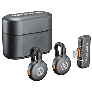 Петличный беспроводной микрофон Hollyland LARK M2S Duo USB Type-C для iPhone и Android