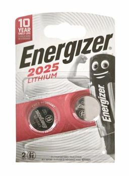 Батарейка литиевая Energizer CR2025 (2шт)