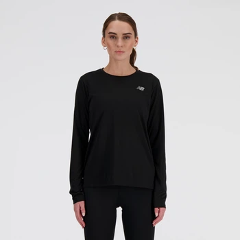 Женская футболка с длинным рукавом New Balance NB Performance 42 (XL) (WT41225BK)