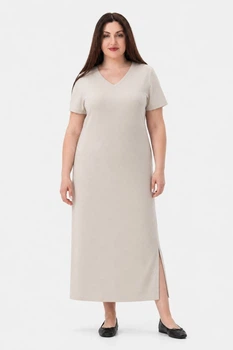 Платье Garne 50(2XL) Бежевый (153945)
