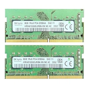 Комплект оперативной памяти для ноутбука SK hynix 32GB (2x16GB) DDR4 3200MHz SO-DIMM 2Rx8 (HMA82GS6CJR8N-XN)