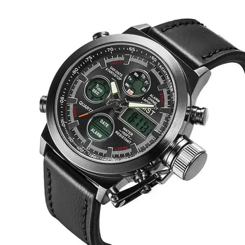 Наручний чоловічий годинник AMST Watch / Армійський чоловічий годинник з підсвічуванням вологостійкий (G3149)