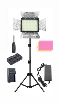 Професійне відеосвітло 300 Pro LED video light зі штативом і акумулятором