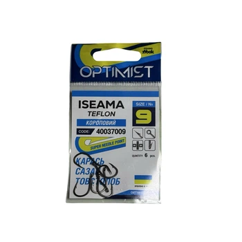 Крючок Optimist Iseama Teflon № 9,40037009