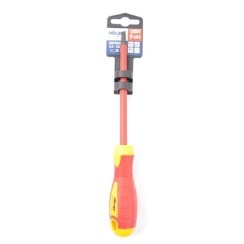 Отвертка - шлицевая диэлектрическая 6,5*150 VDE 1000B "Molder" (МТ35006) (12шт/уп)