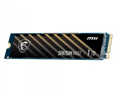 SSD накопитель msi Spatium m452 1tb m.2 2280 PCIe 4.0 x4 NVMe 3d nand tlc (s78-440l970-p83)