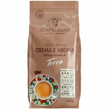 Кава в зернах Tempelmann Terra Crema e Aroma 1 кг