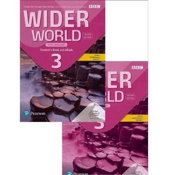 Комплект підручників Wider World for Ukraine 2nd edition 3 (student's book+workbook)